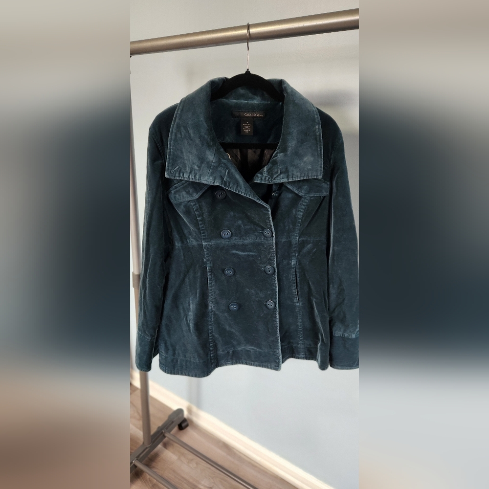 Calvin Klein Velvet Coat